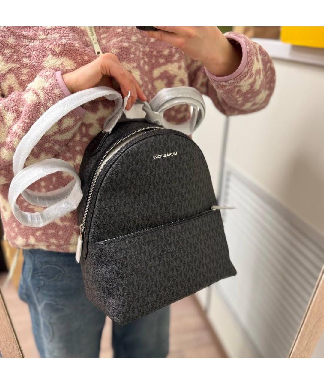 MICHAEL KORS Черный рюкзак, фото 2
