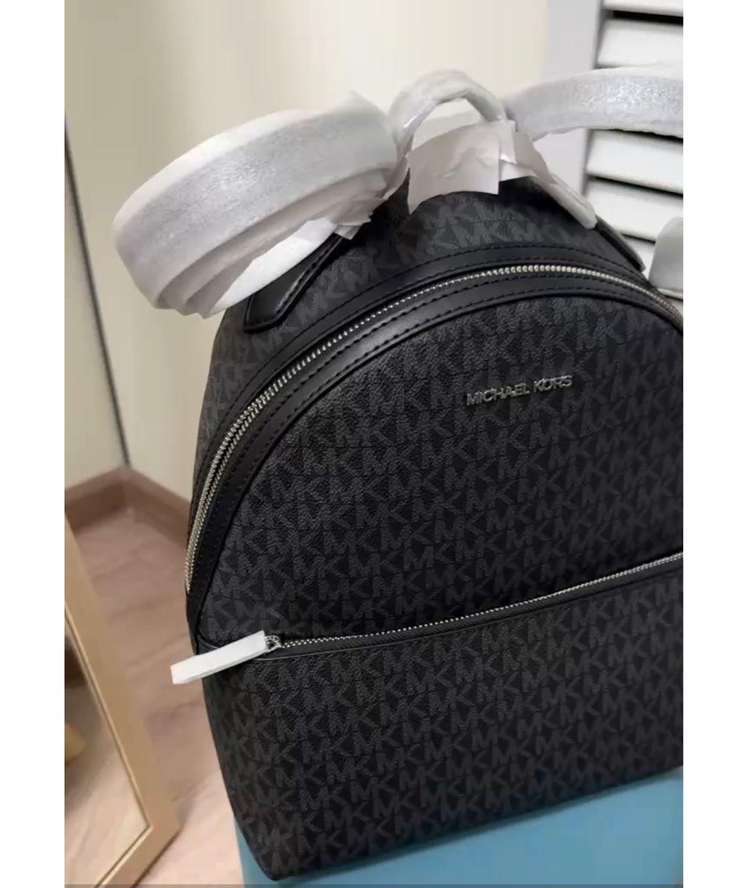 MICHAEL KORS Черный рюкзак, фото 3