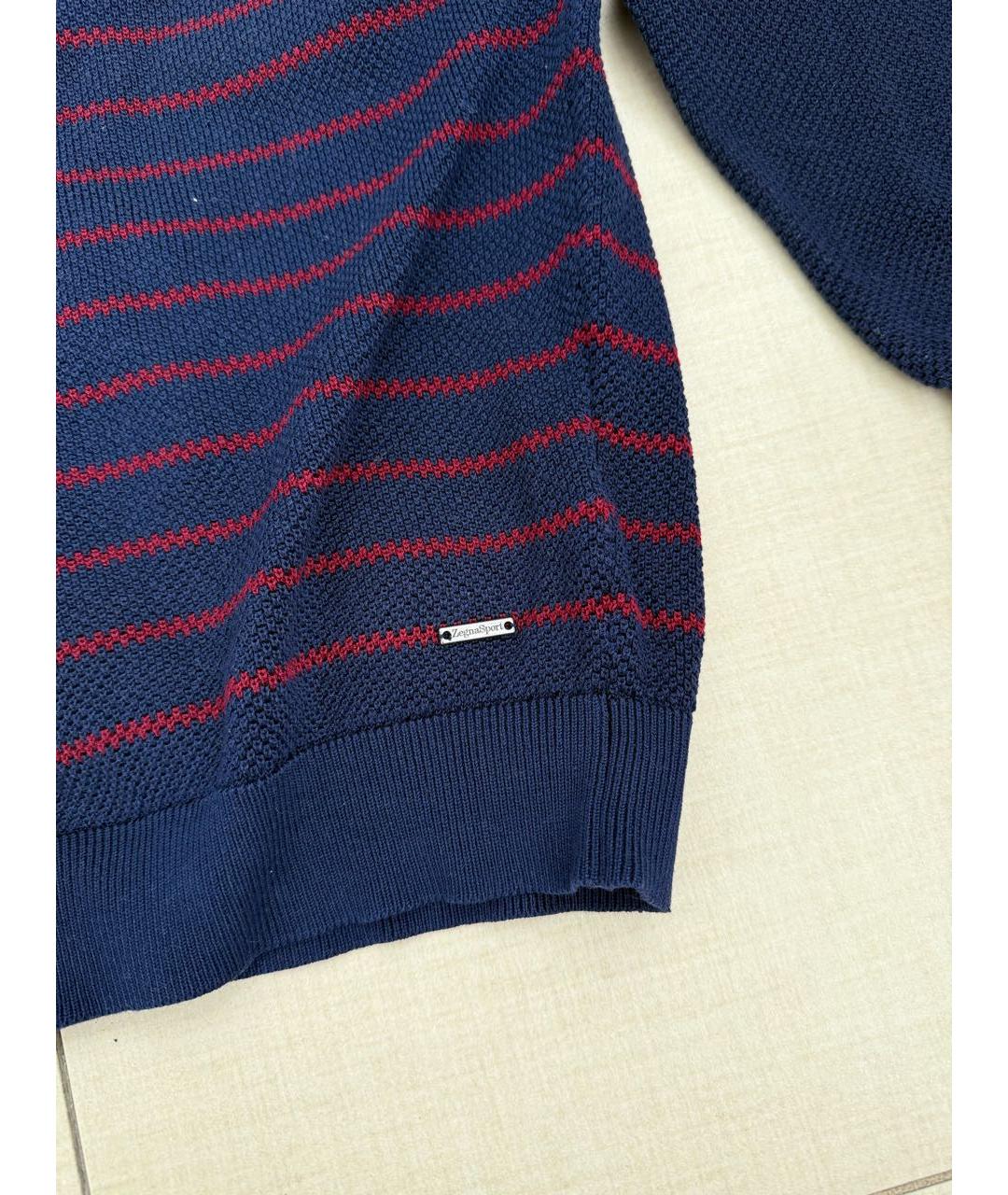 ZEGNA Темно-синий джемпер / свитер, фото 4