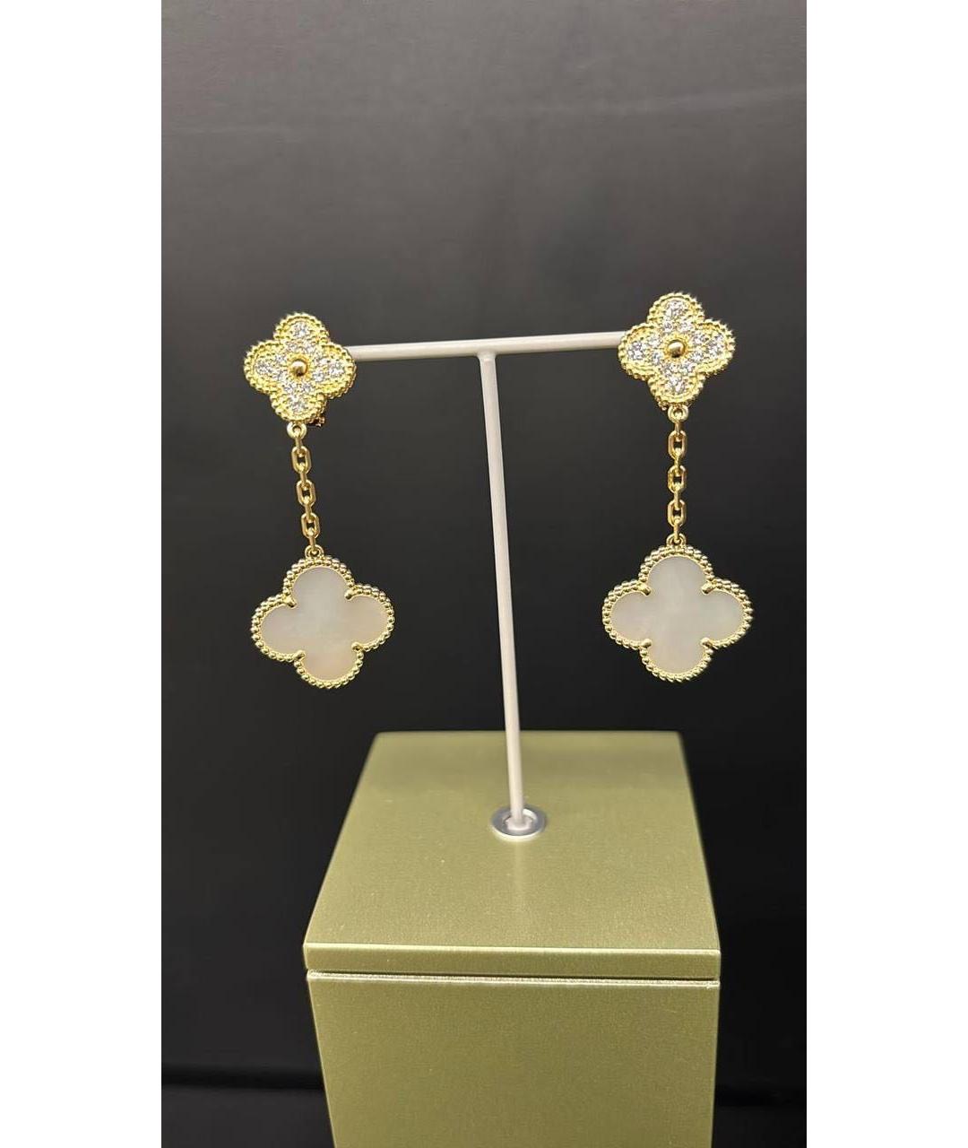 VAN CLEEF & ARPELS Золотые серьги из желтого золота, фото 2