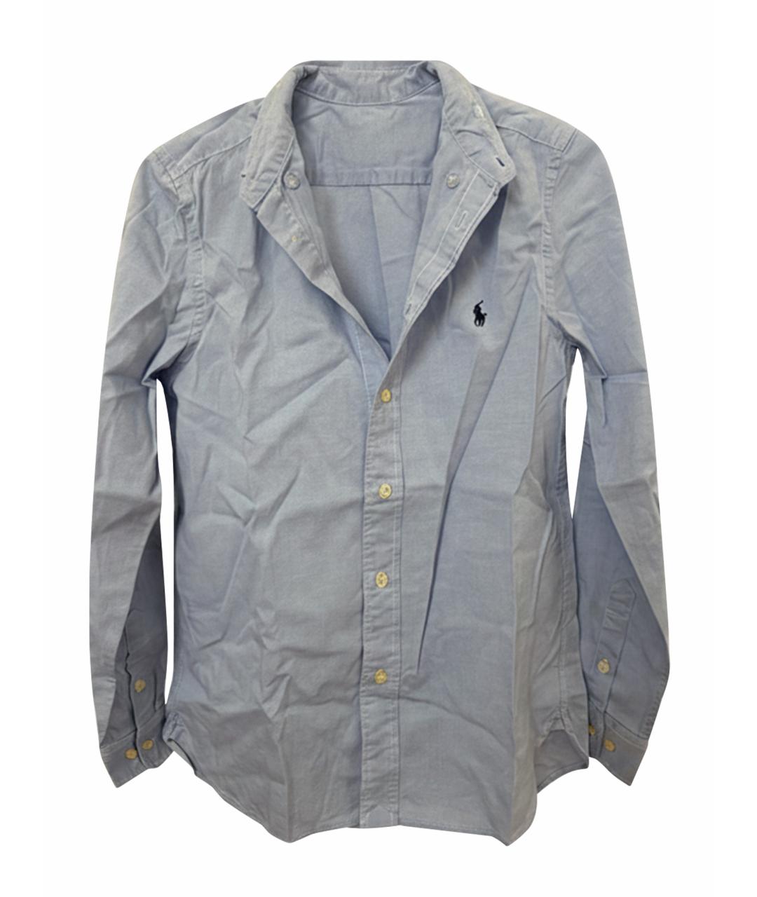 POLO RALPH LAUREN Голубая хлопковая рубашка/блузка, фото 1