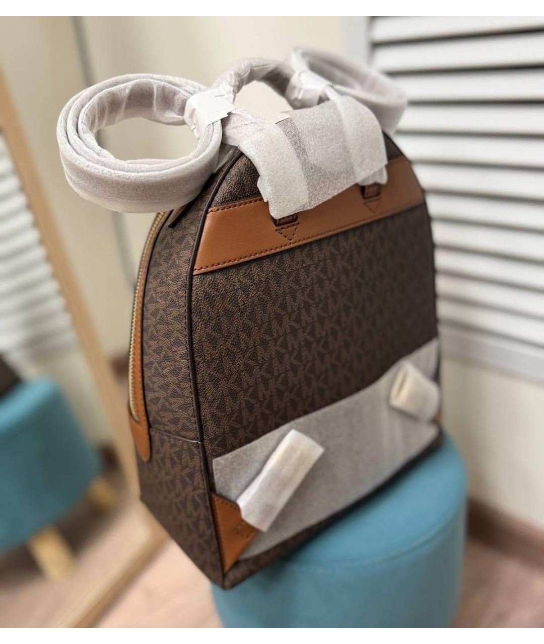 MICHAEL KORS Коричневый рюкзак, фото 3