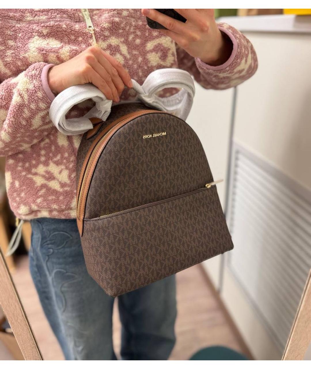 MICHAEL KORS Коричневый рюкзак, фото 2