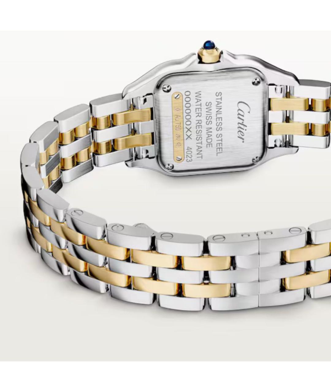 CARTIER Серебряные часы из желтого золота, фото 4