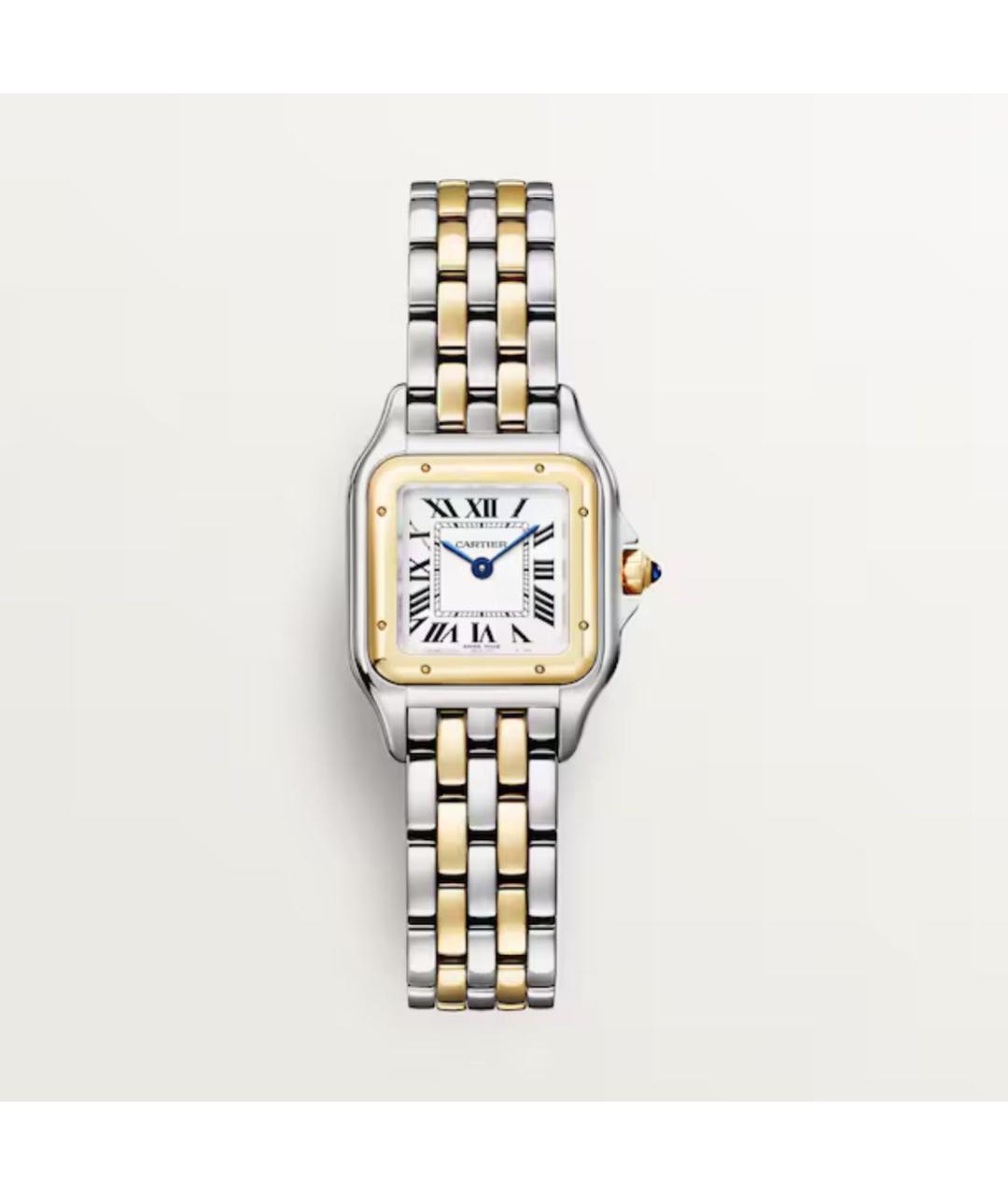 CARTIER Серебряные часы из желтого золота, фото 5