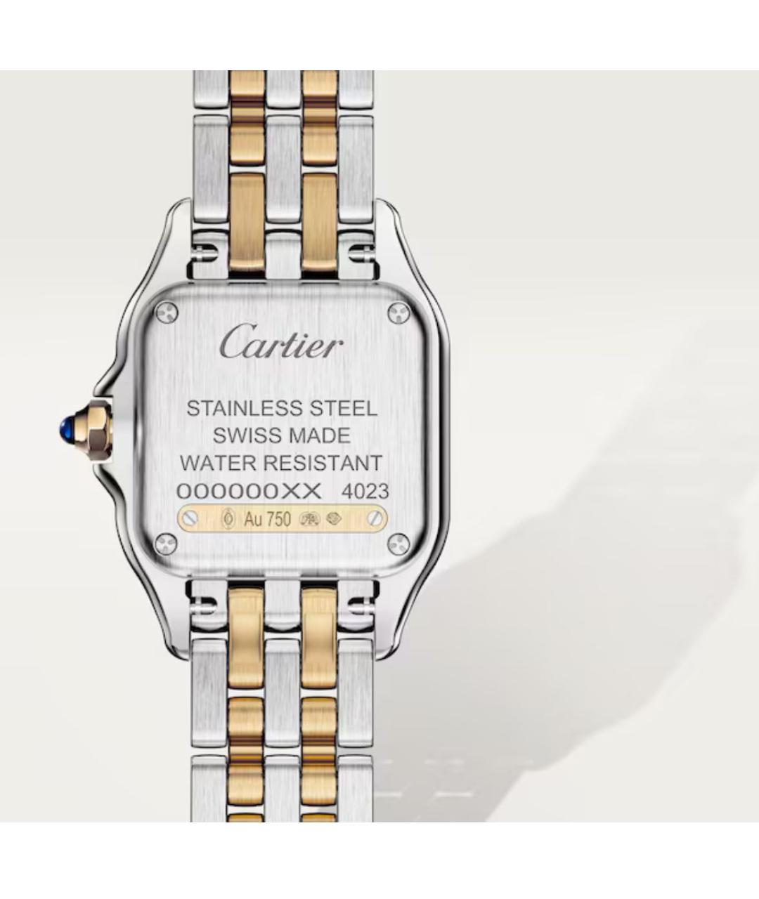 CARTIER Серебряные часы из желтого золота, фото 3