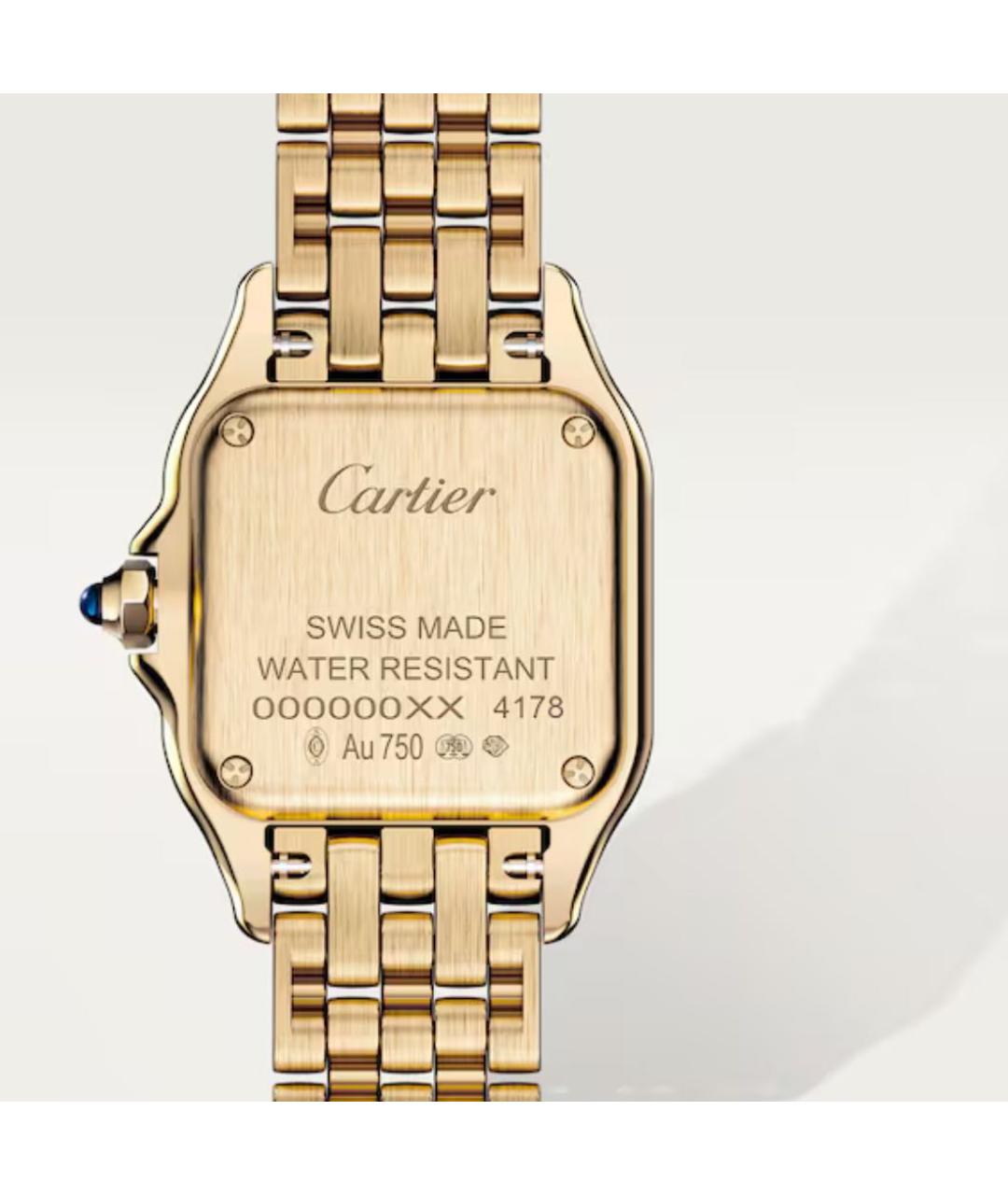 CARTIER Золотые часы из желтого золота, фото 4