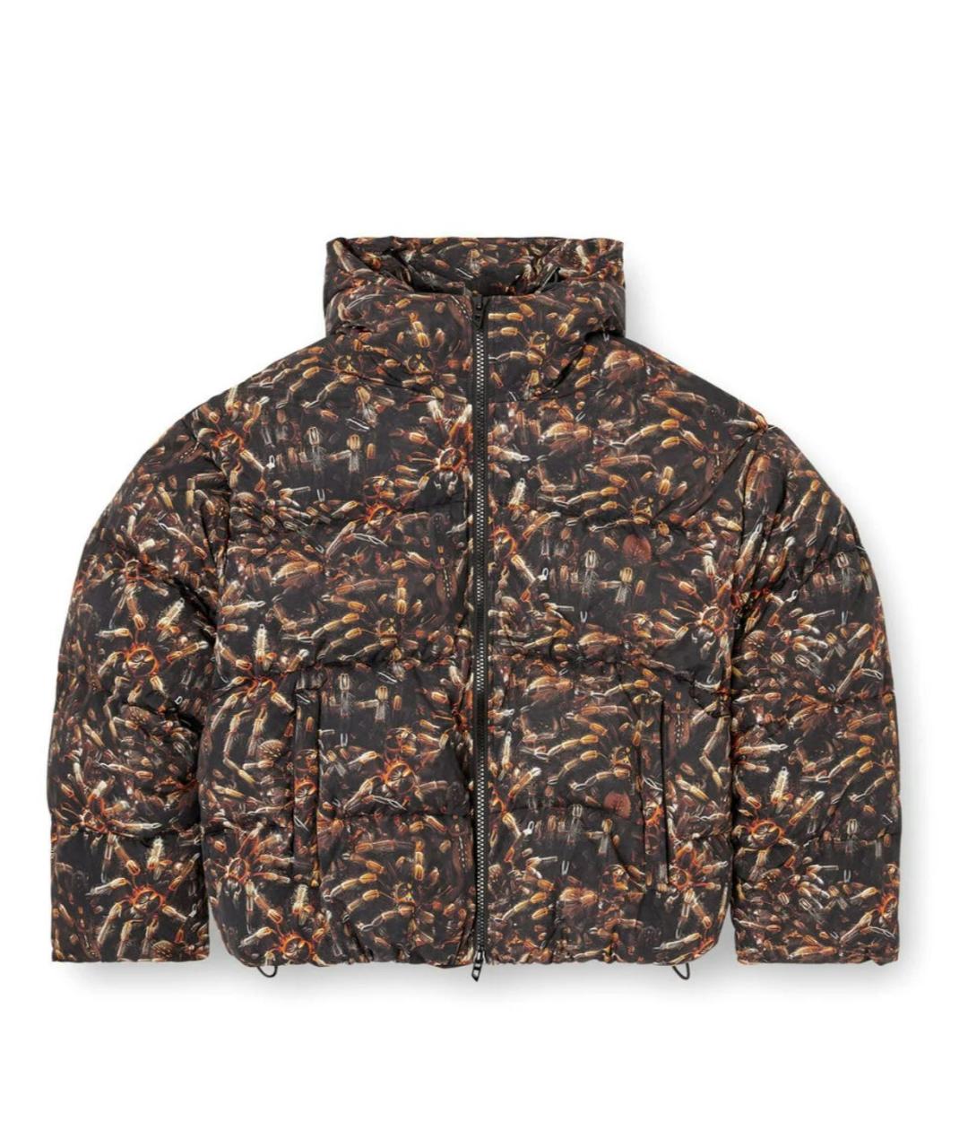 DIESEL Коричневый полиэстеровый пуховик, фото 10