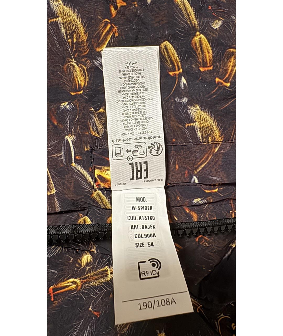 DIESEL Коричневый полиэстеровый пуховик, фото 8