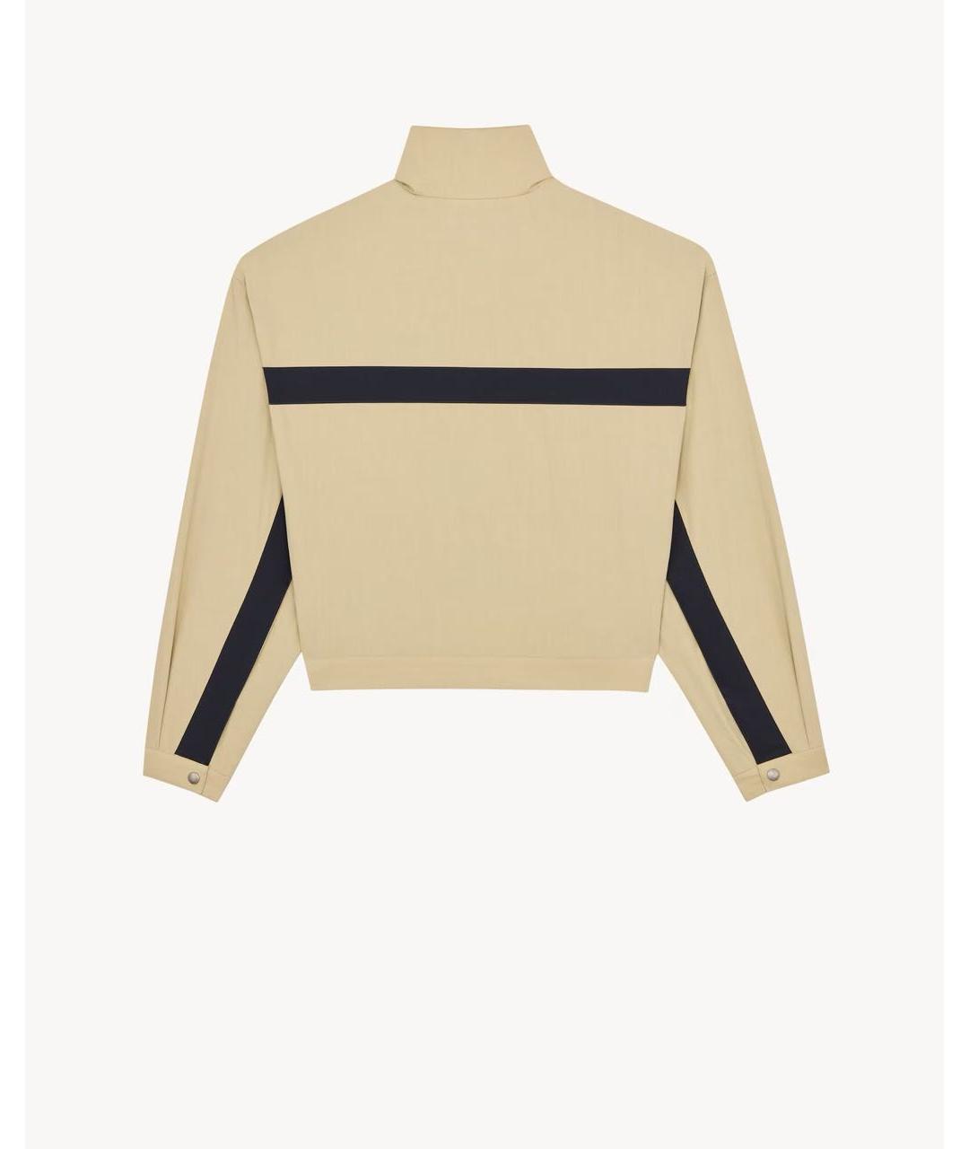 SAINT LAURENT Бежевая куртка, фото 3