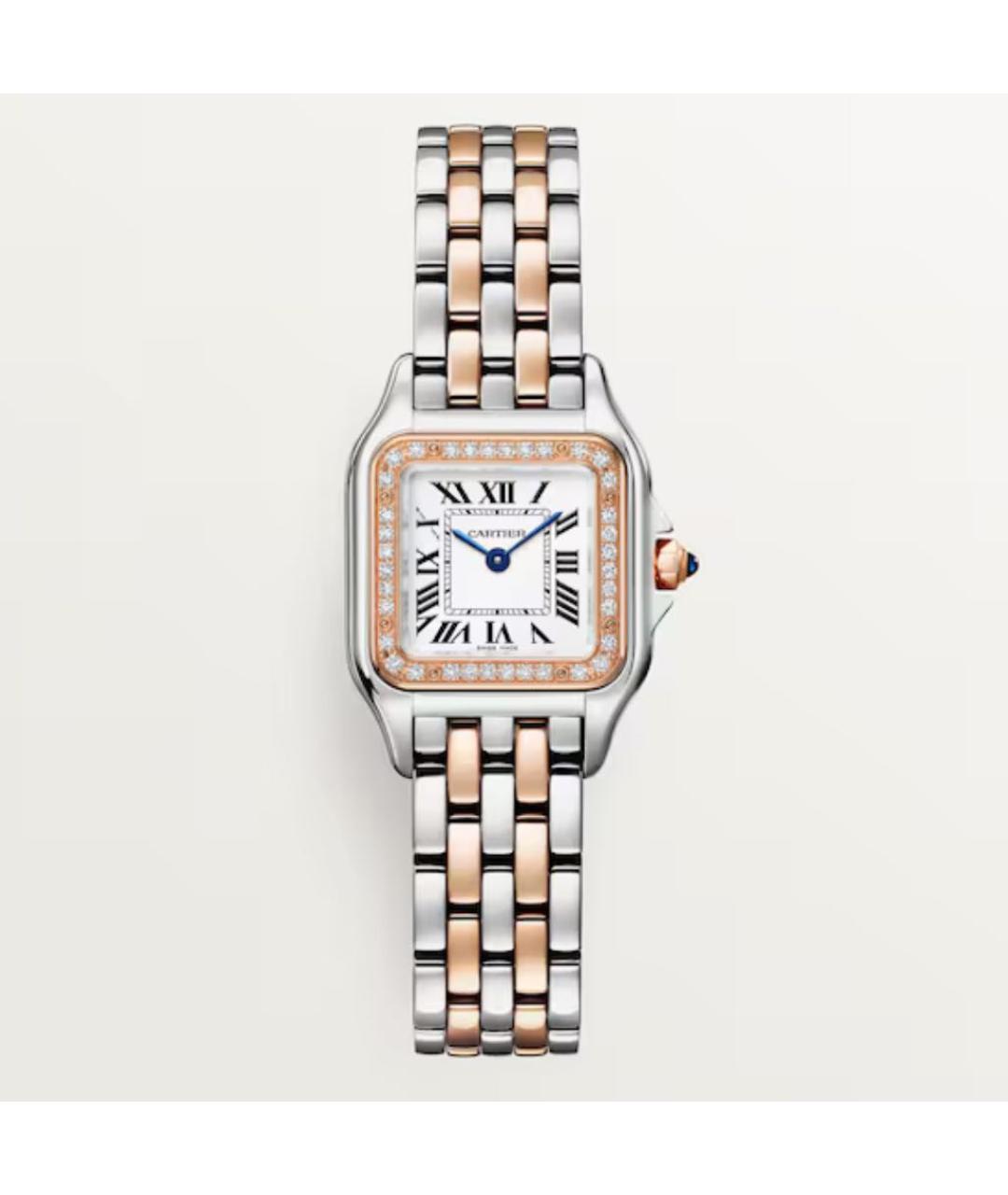 CARTIER Серебряные часы из розового золота, фото 6