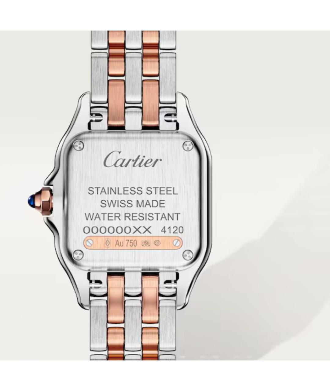 CARTIER Серебряные часы из розового золота, фото 4