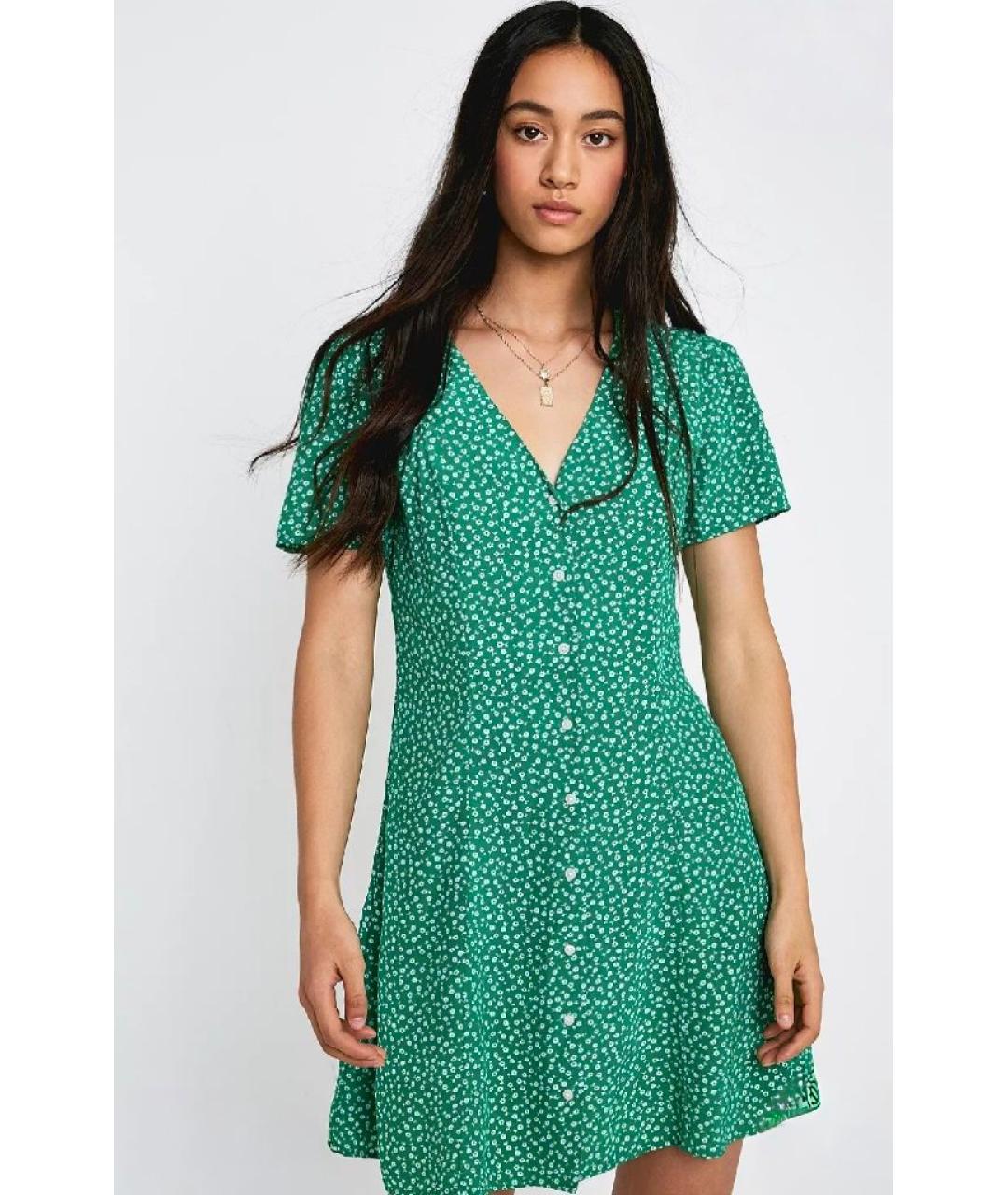 CALVIN KLEIN JEANS Красное вискозное повседневное платье, фото 9