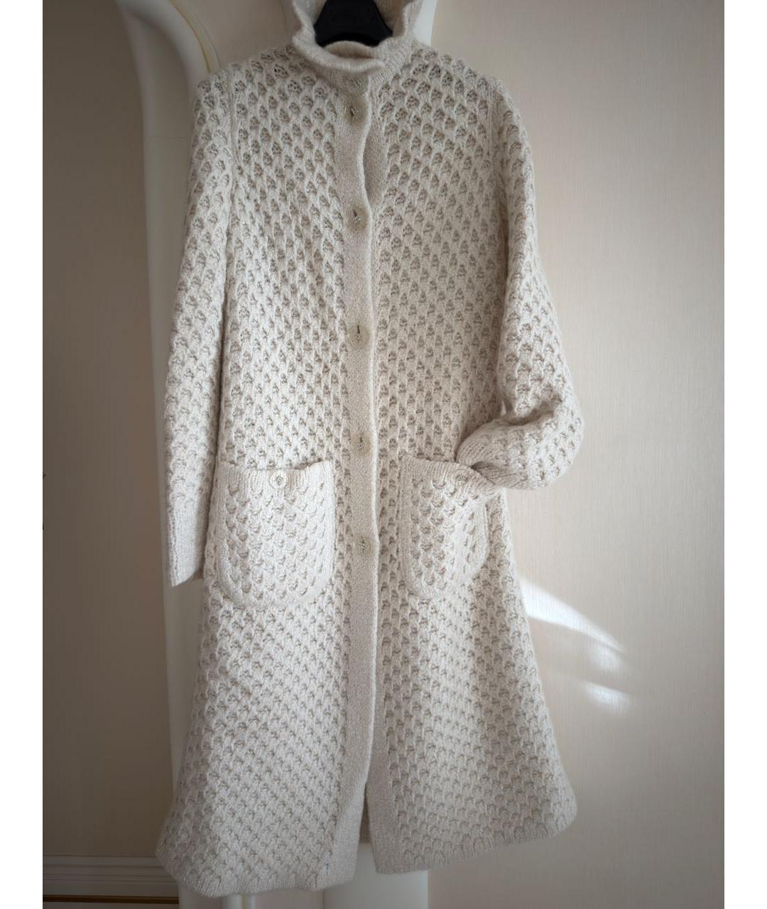 CHANEL Бежевый кашемировый кардиган, фото 2