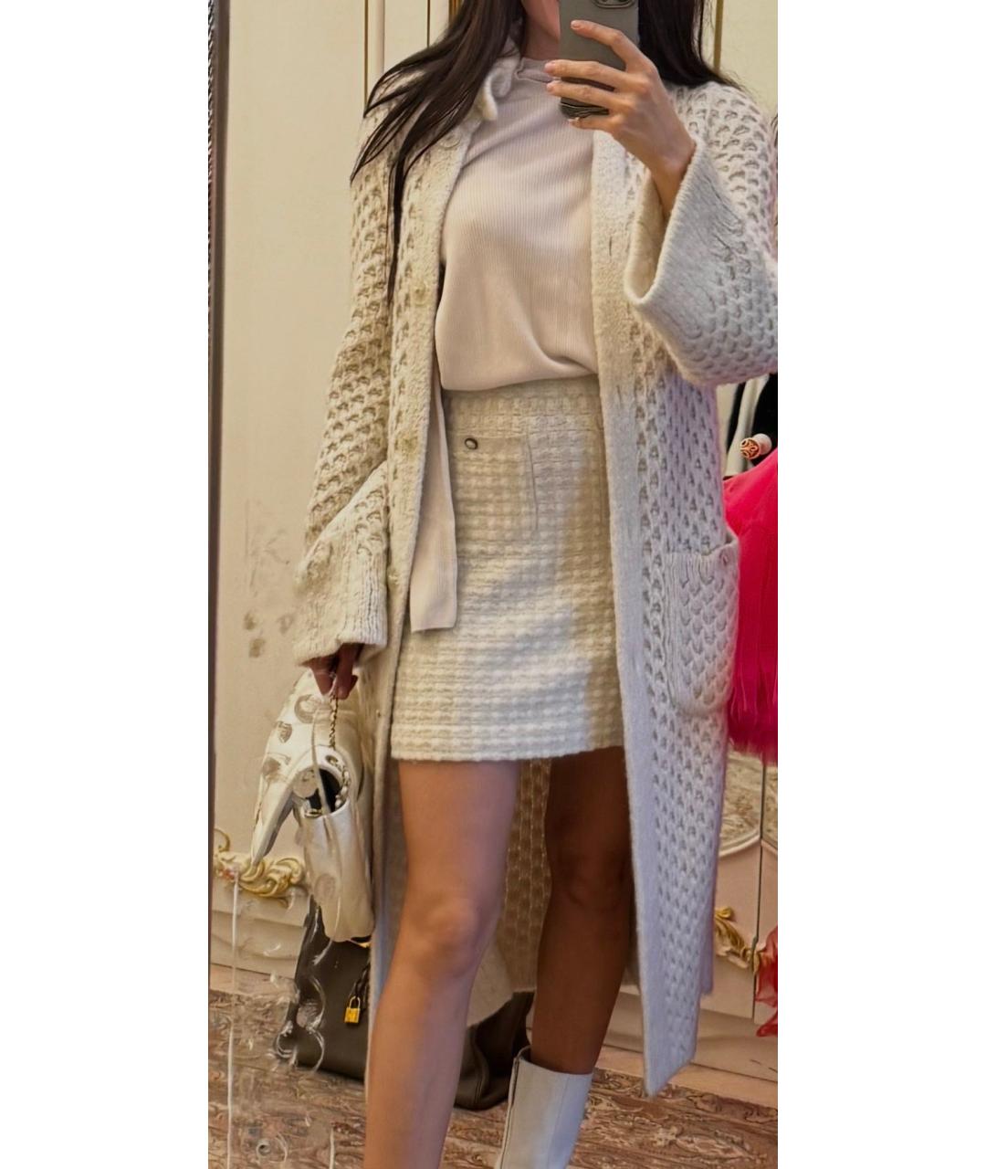 CHANEL Бежевый кашемировый кардиган, фото 5