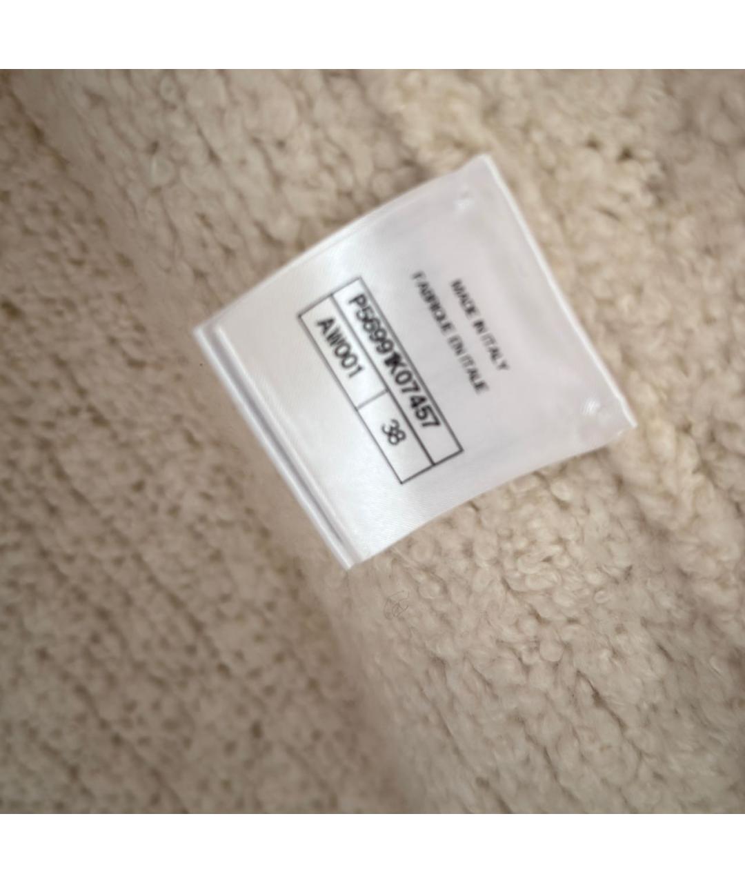 CHANEL Бежевый кашемировый кардиган, фото 4