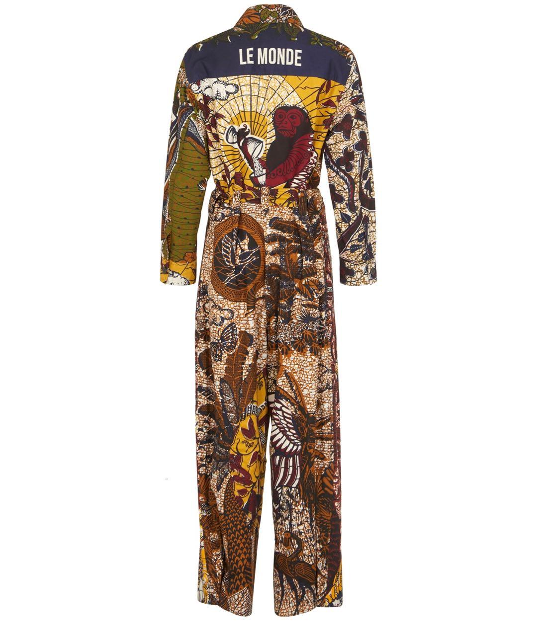 CHRISTIAN DIOR Мульти хлопковый комбинезон, фото 2