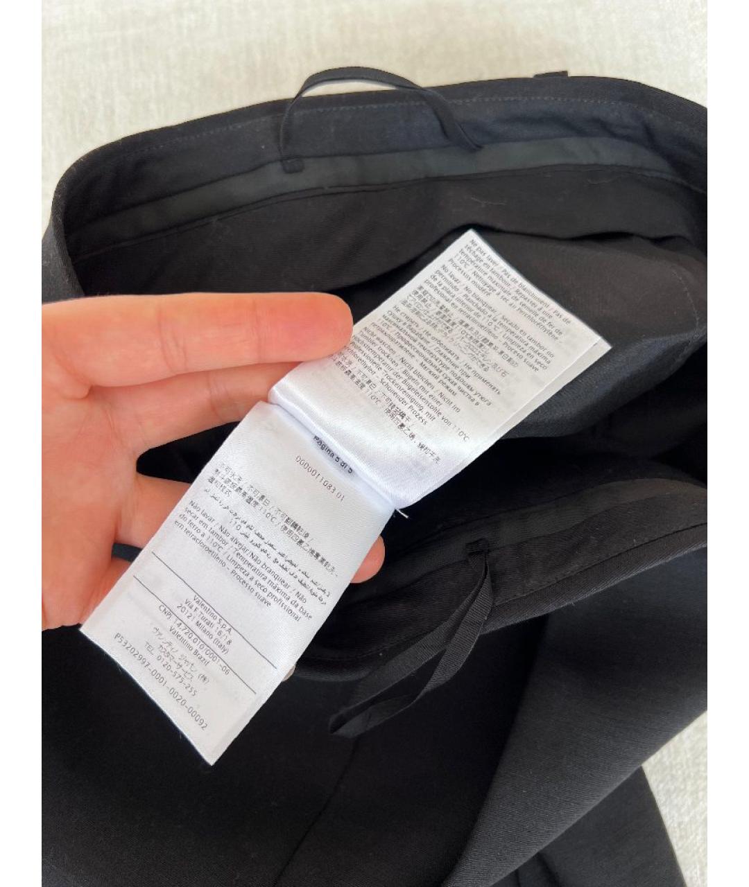 VALENTINO Черные брюки узкие, фото 6