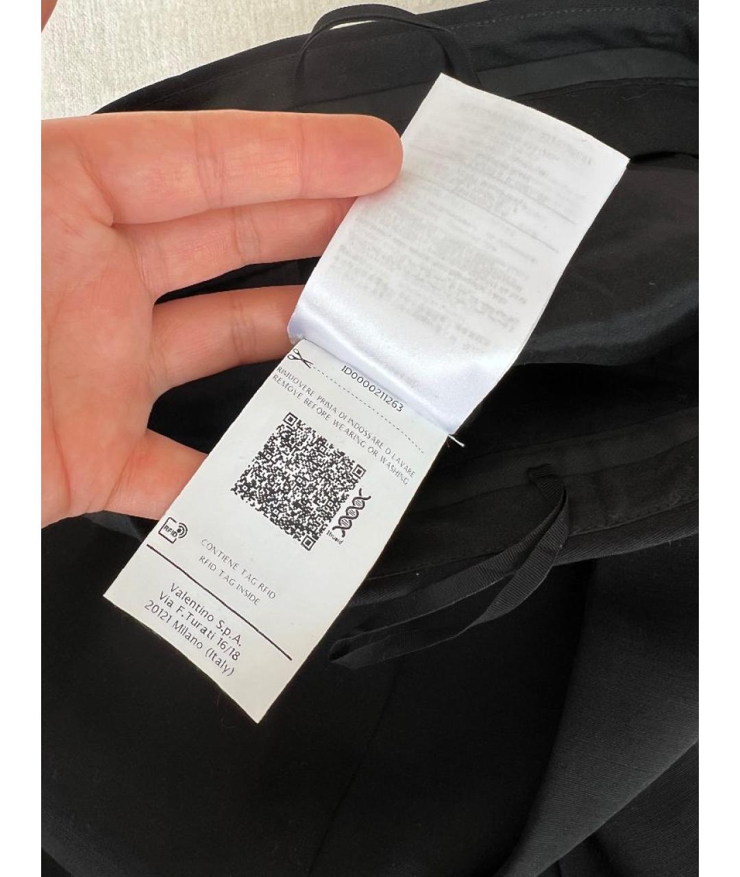 VALENTINO Черные брюки узкие, фото 7