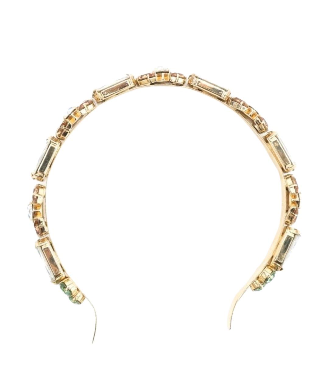 DOLCE&GABBANA Золотой ободок, фото 1