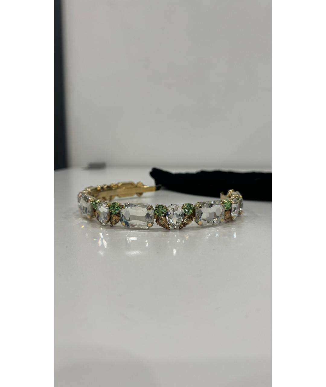 DOLCE&GABBANA Золотой ободок, фото 2