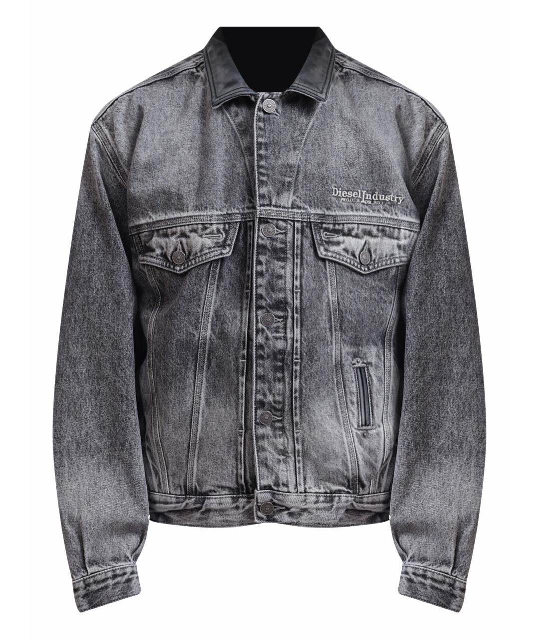 DIESEL Серая деним куртка, фото 1