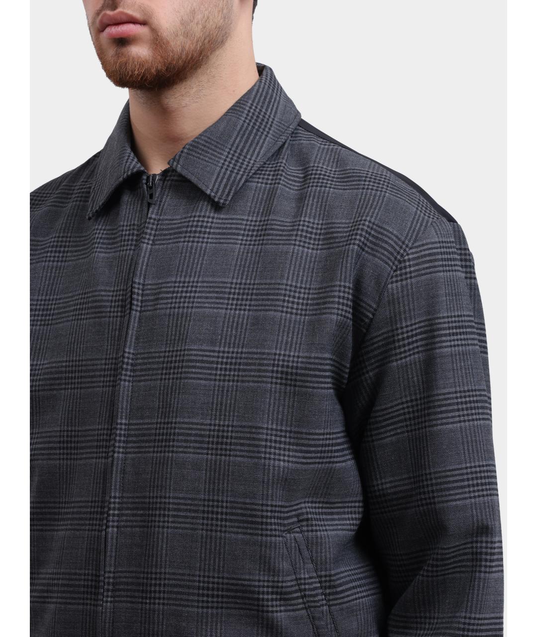 DIESEL Серая полиэстеровая куртка, фото 4