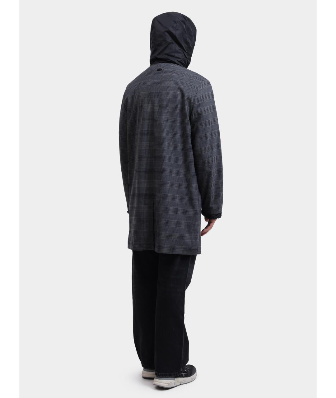 DIESEL Серое полиэстеровое пальто, фото 6