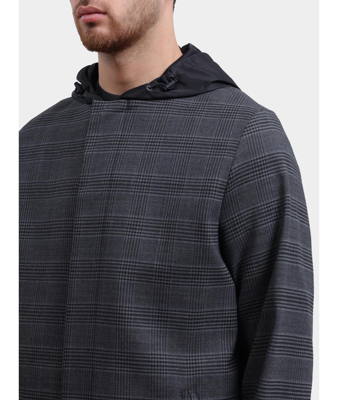 DIESEL Серое полиэстеровое пальто, фото 4