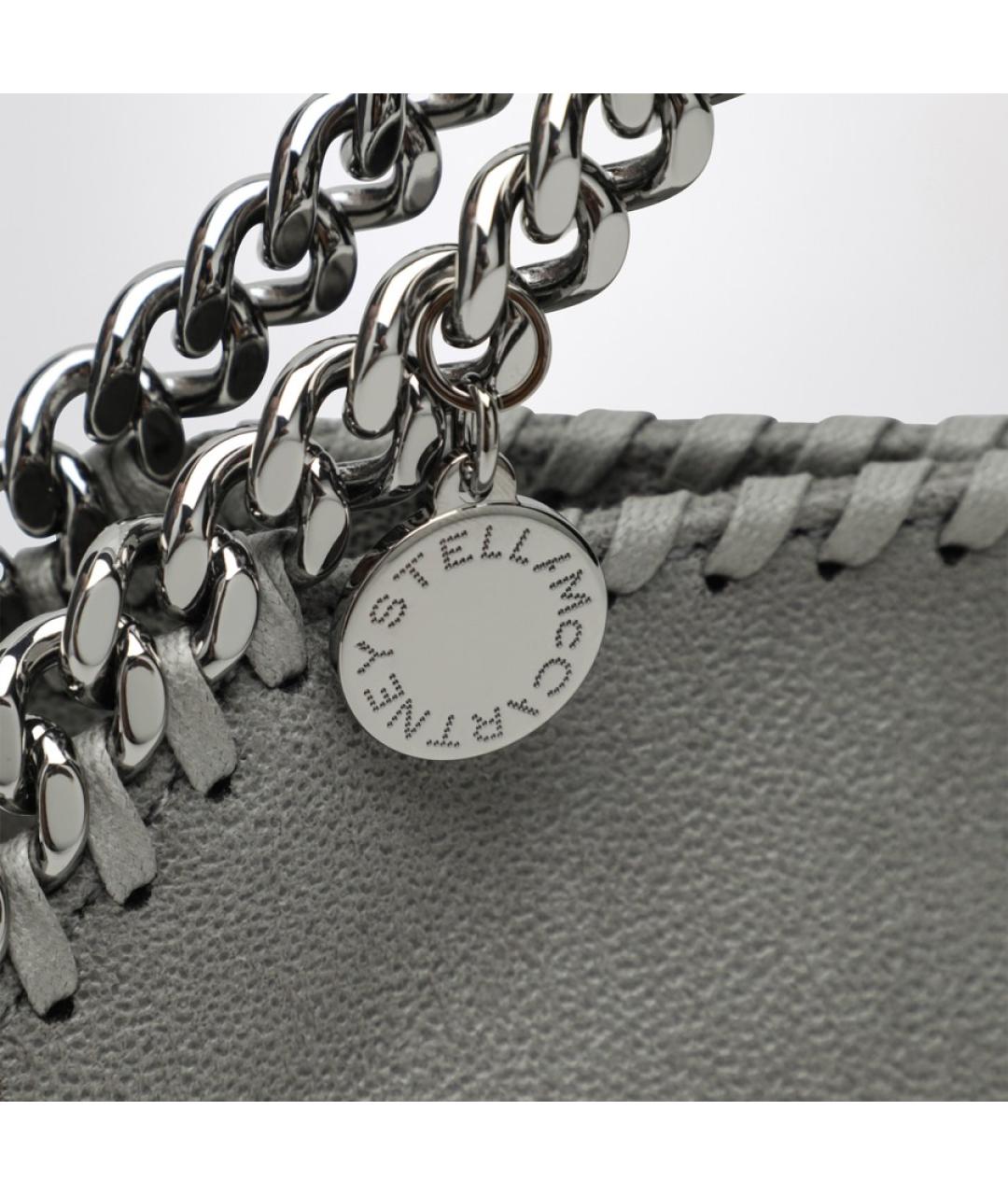STELLA MCCARTNEY Серая сумка тоут из искусственной кожи, фото 4