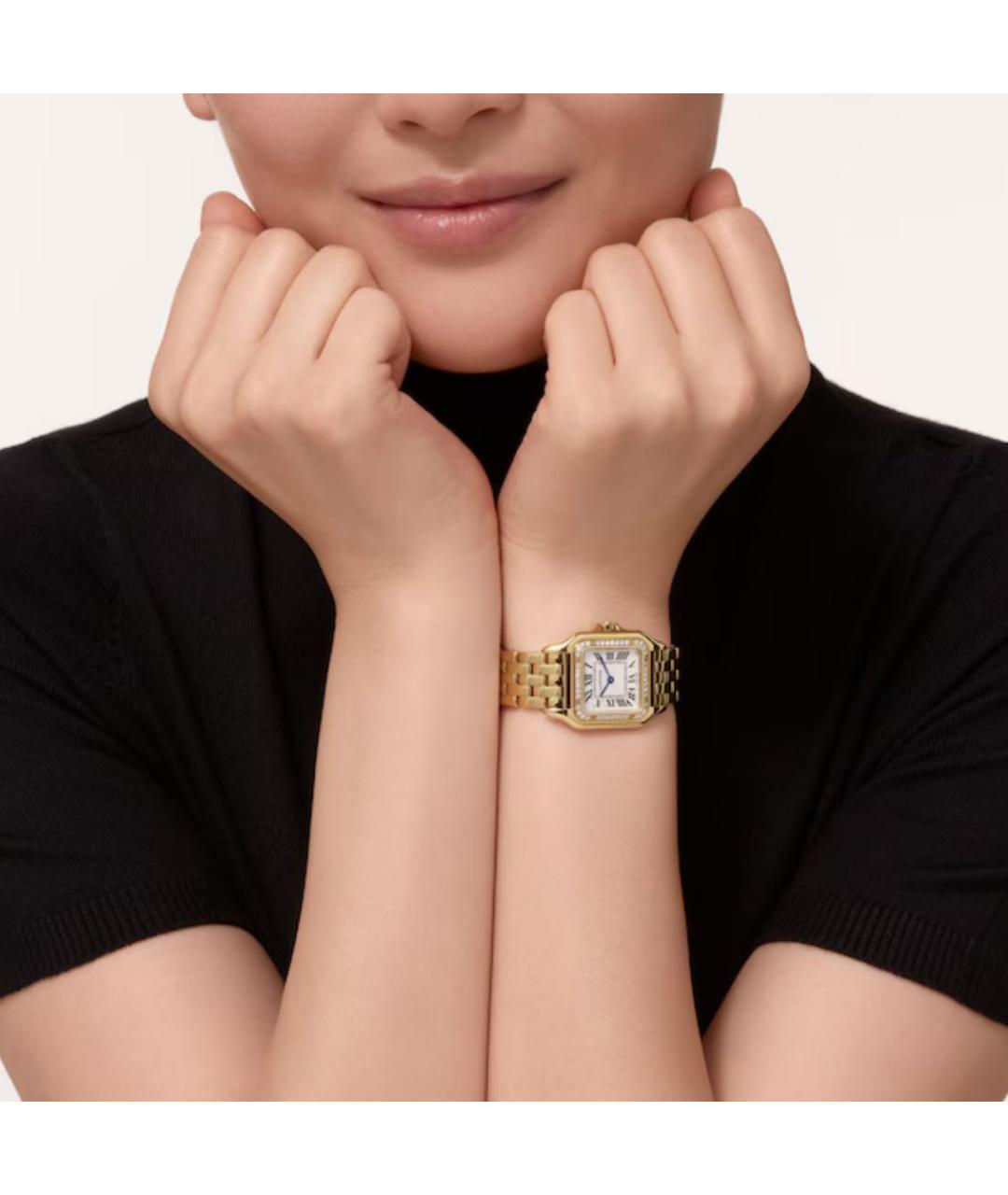 CARTIER Золотые часы из желтого золота, фото 2