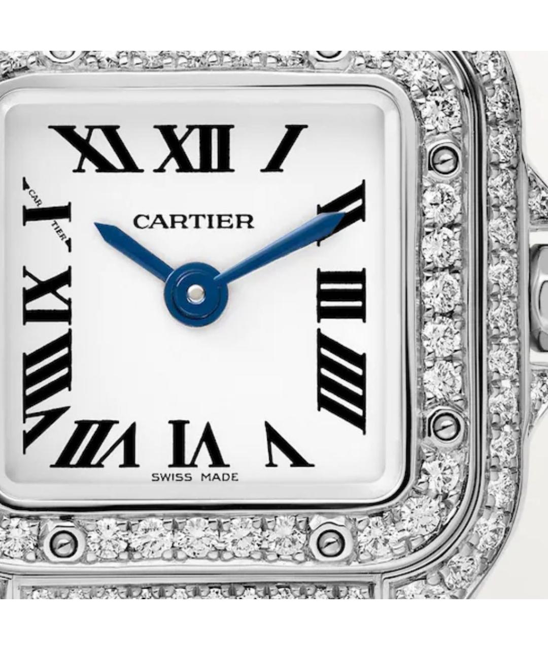 CARTIER Серебряные часы из белого золота, фото 2