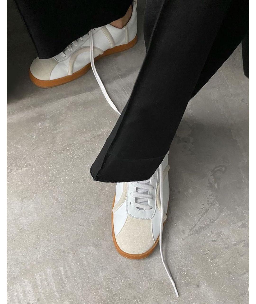 TOTEME Белые кожаные кеды, фото 6