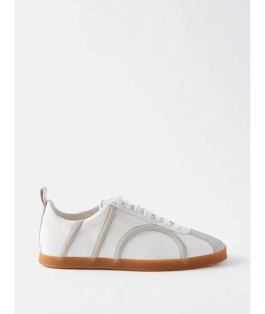 TOTEME Белые кожаные кеды, фото 8