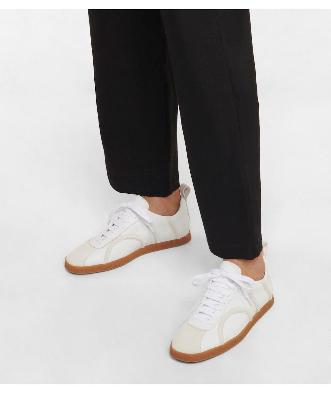 TOTEME Белые кожаные кеды, фото 7