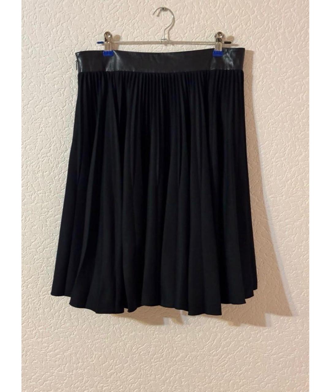 GUCCI Черная шерстяная юбка миди, фото 2