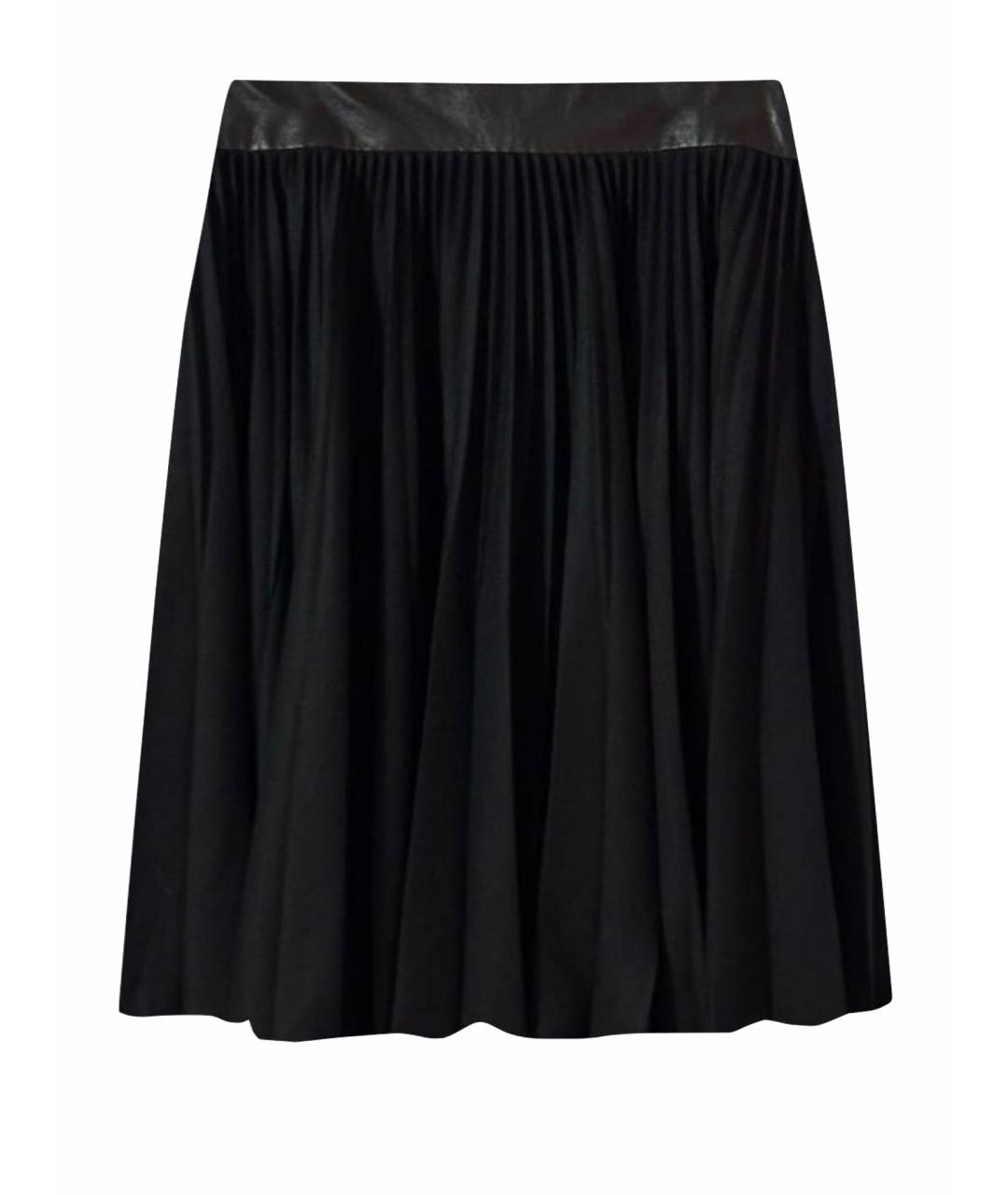 GUCCI Черная шерстяная юбка миди, фото 1