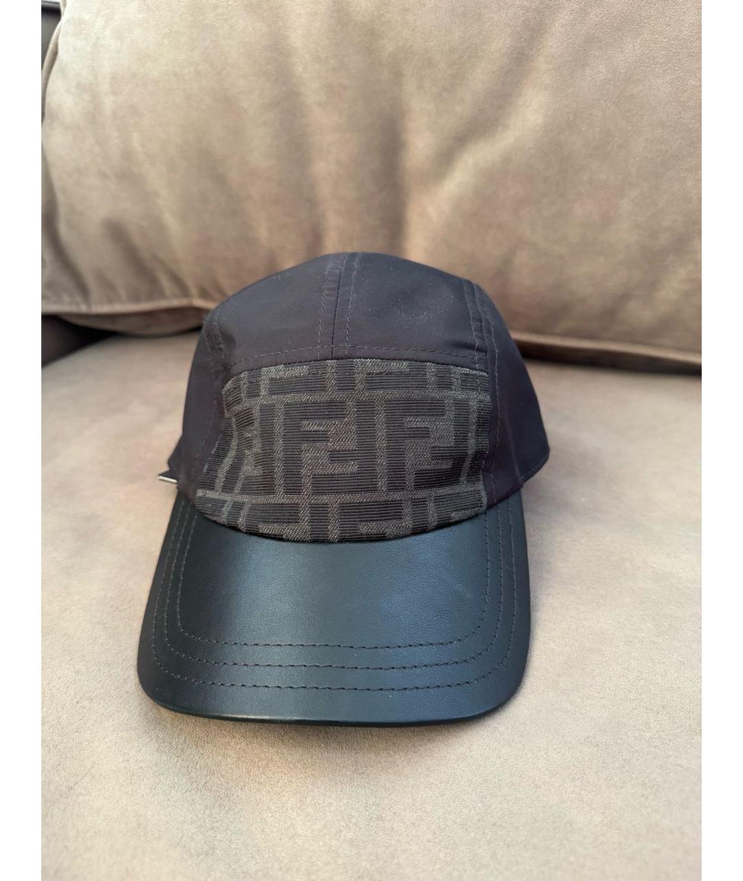 FENDI Черная синтетическая кепка, фото 9