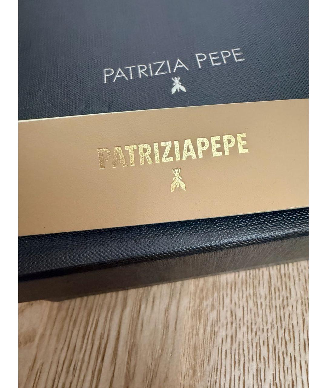 PATRIZIA PEPE Салатовый кожаный ремень, фото 3