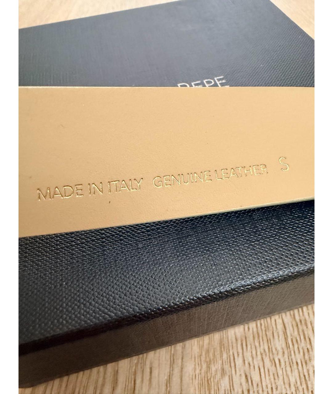 PATRIZIA PEPE Салатовый кожаный ремень, фото 4