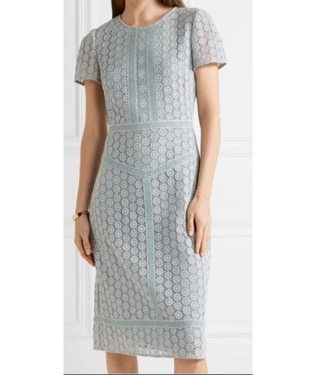 BURBERRY Голубое коктейльное платье, фото 2
