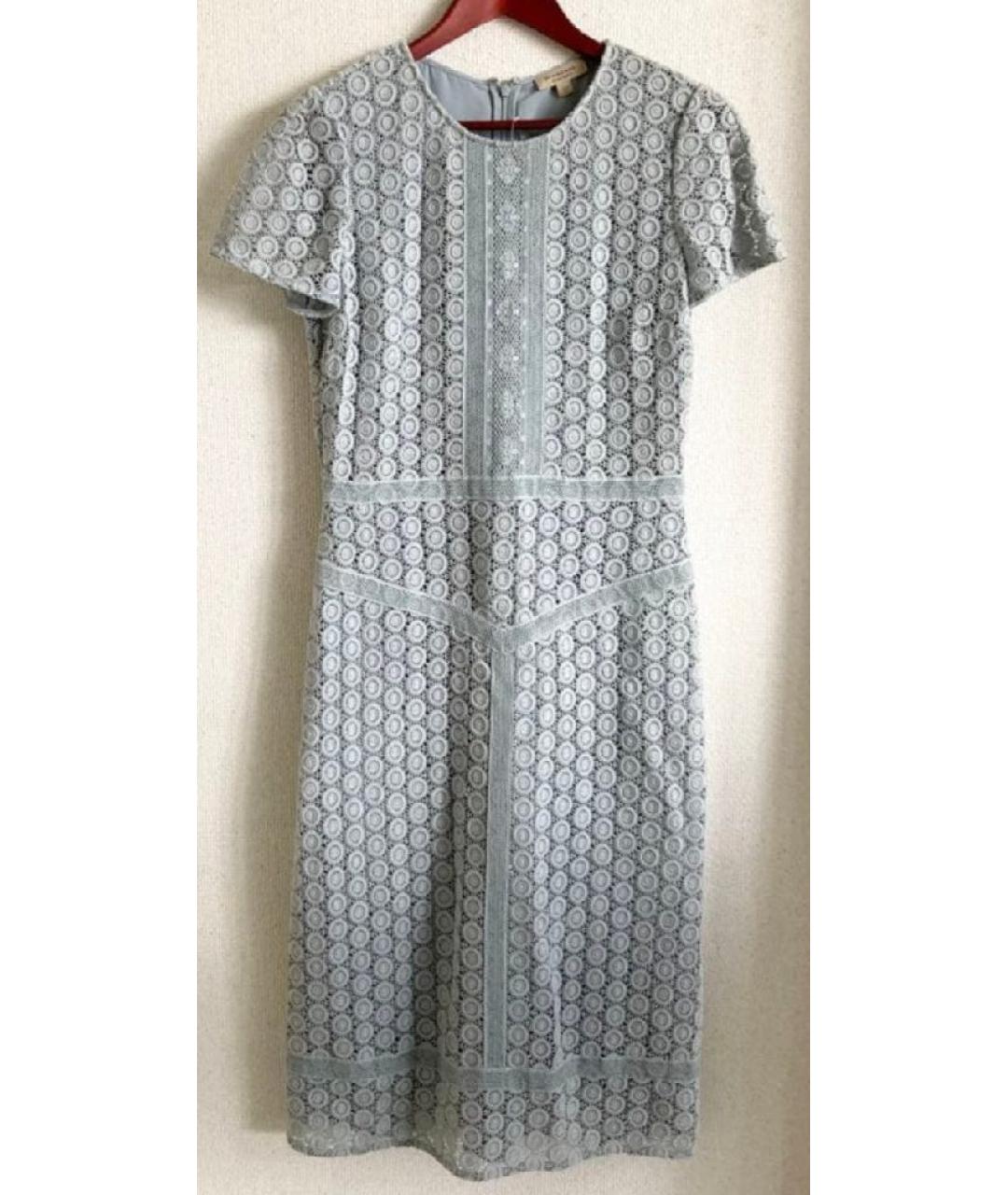 BURBERRY Голубое коктейльное платье, фото 6