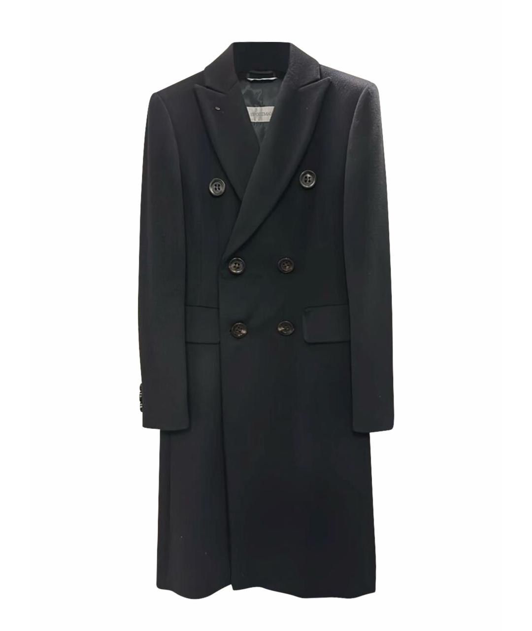 SPORTMAX Черное пальто, фото 1