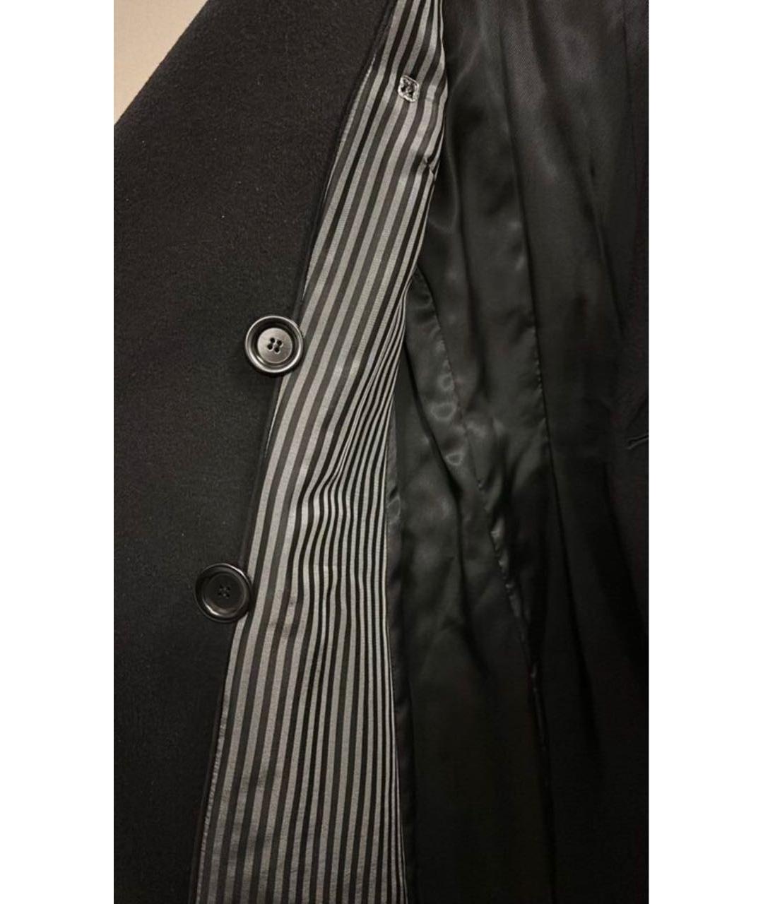 SPORTMAX Черное пальто, фото 8