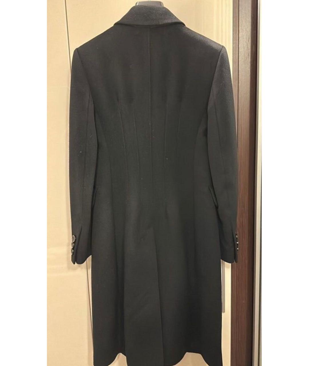SPORTMAX Черное пальто, фото 2