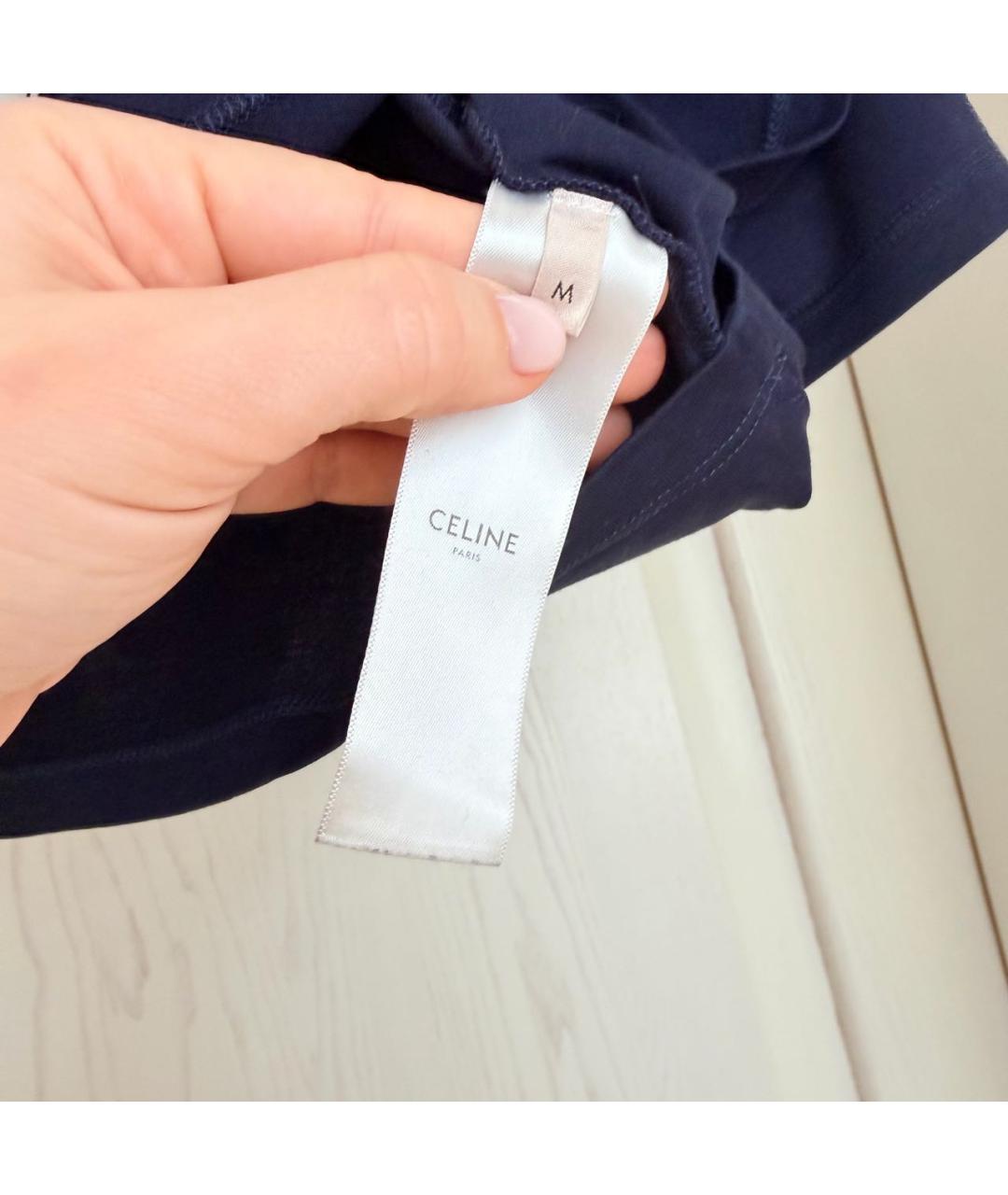 CELINE Хлопковая футболка, фото 4