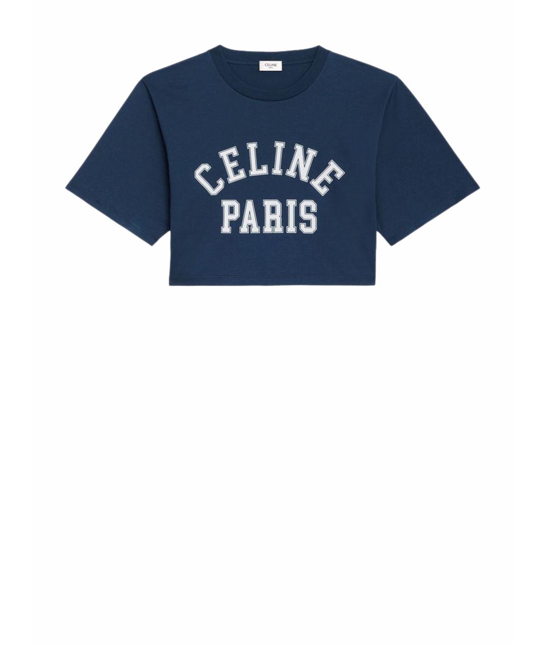 CELINE Хлопковая футболка, фото 1