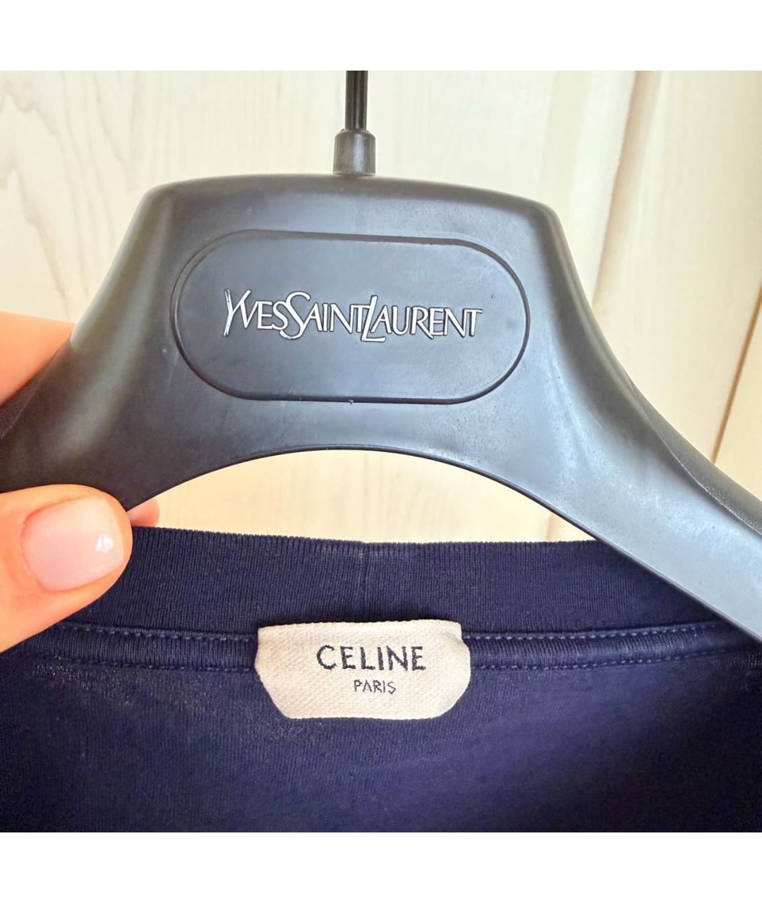 CELINE Хлопковая футболка, фото 3