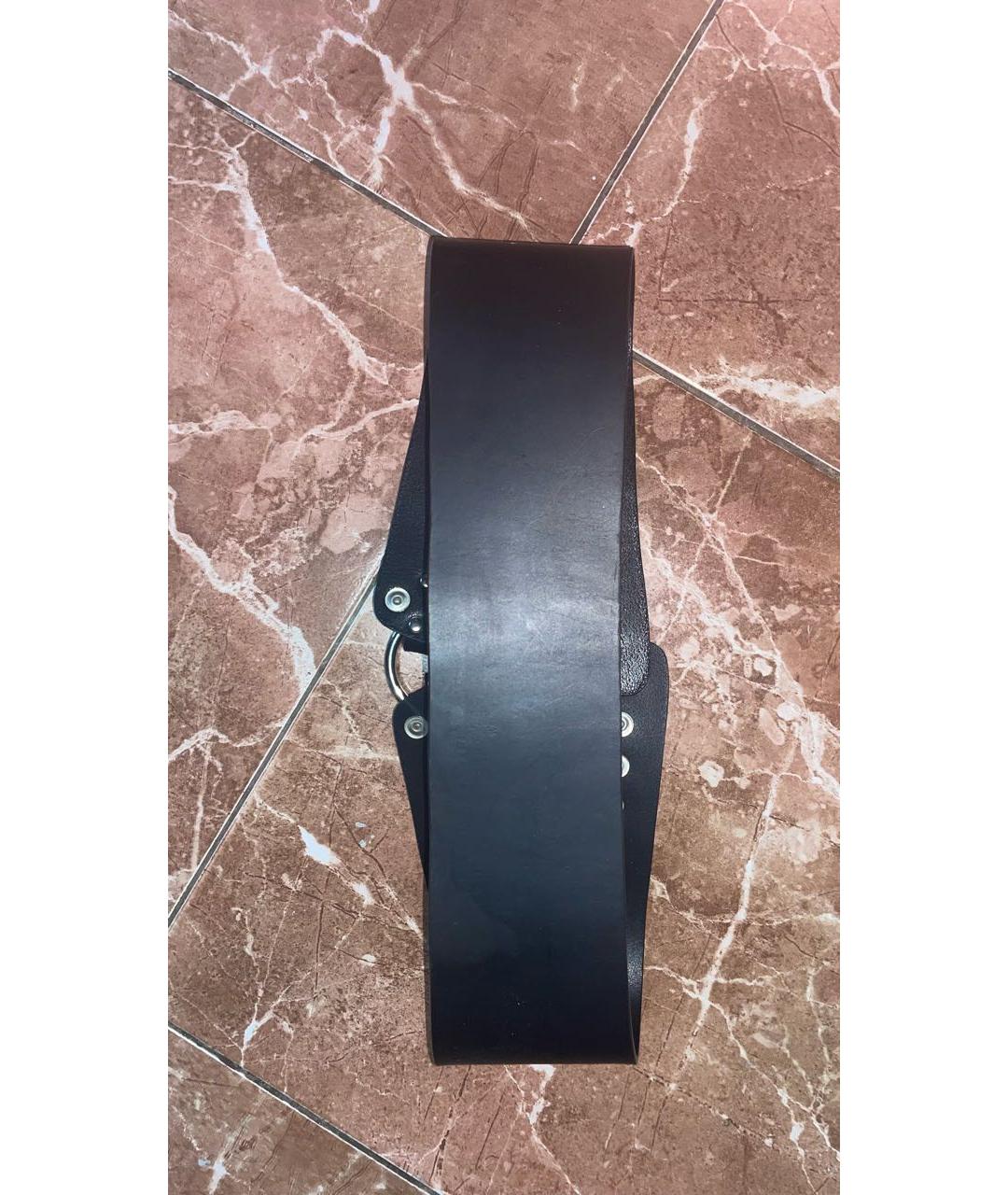 IRO Черный кожаный ремень, фото 2