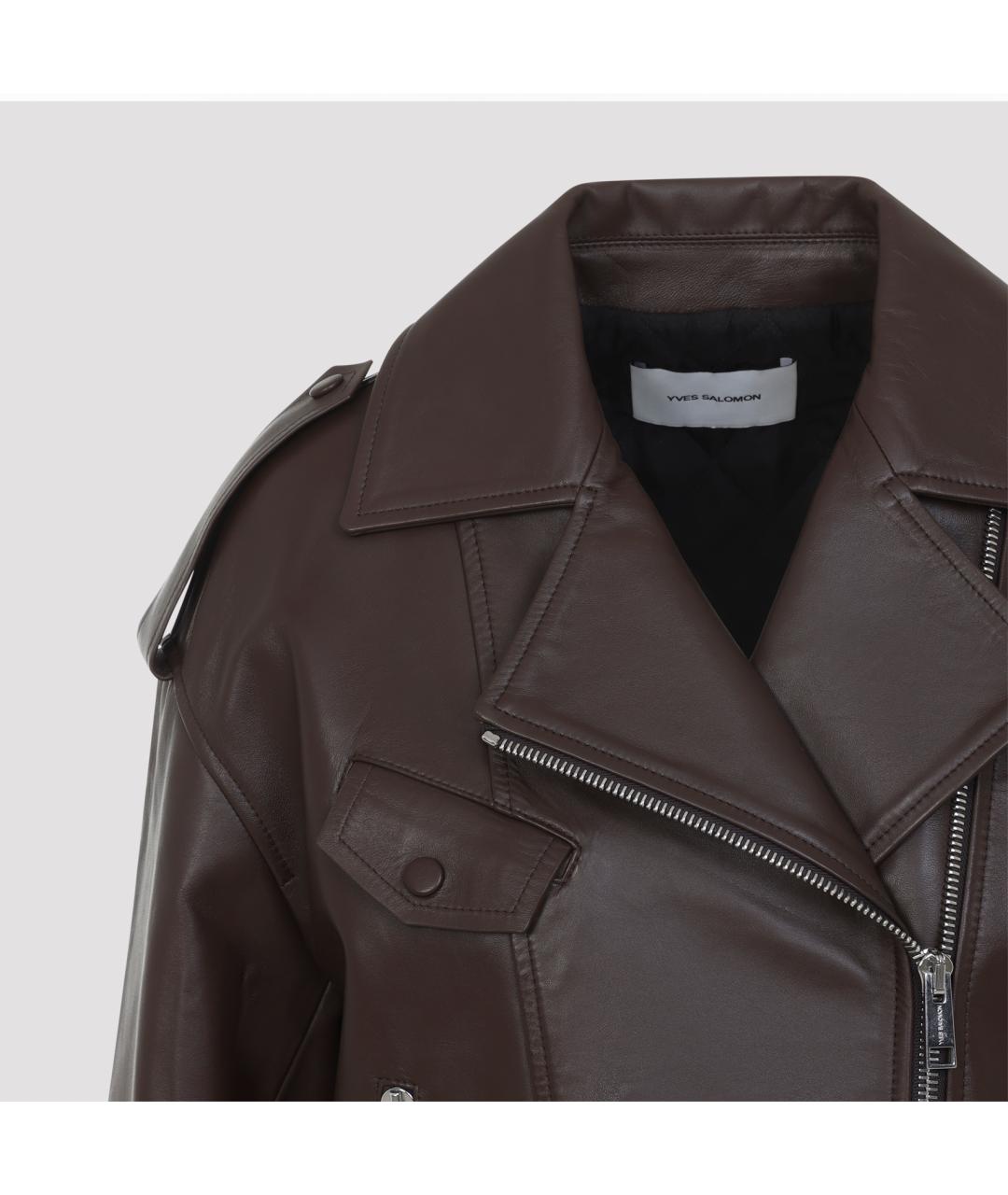 YVES SALOMON Мульти кожаная куртка, фото 6